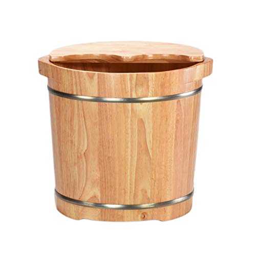 Spa de pies de barril de madera roble
