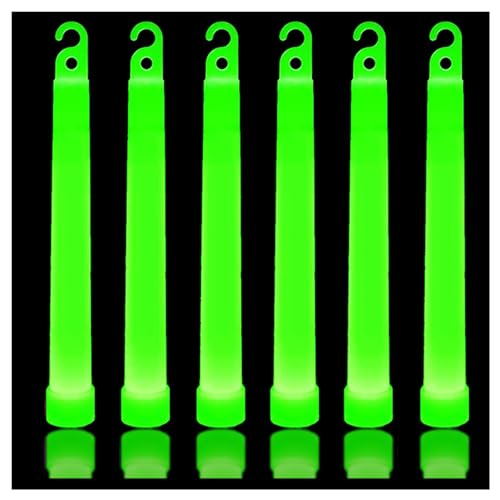 12PCs Green Glow Sticks in The Dark Party Supplies 12 Hours Duration Emergency Glow Sticks Bulk Party Pack Glow Party Supplies Glow Sticks for Kids Glow in The Dark Sticks Waterproof Nontoxic