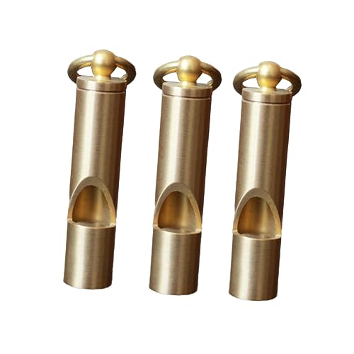 GOOHOCHY Brass Whistle Multi-Functional Vintage Look Perfect for Sports Camping and Pet Training