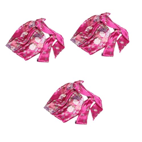 Turban de Chimiothérapie Healvian Lot de 3 Bonnets en Satin Respirant anti-irritation