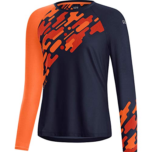 Maillot de trail pour femmes GORE WEAR C5 en taille 34 coloris Orbit Blue