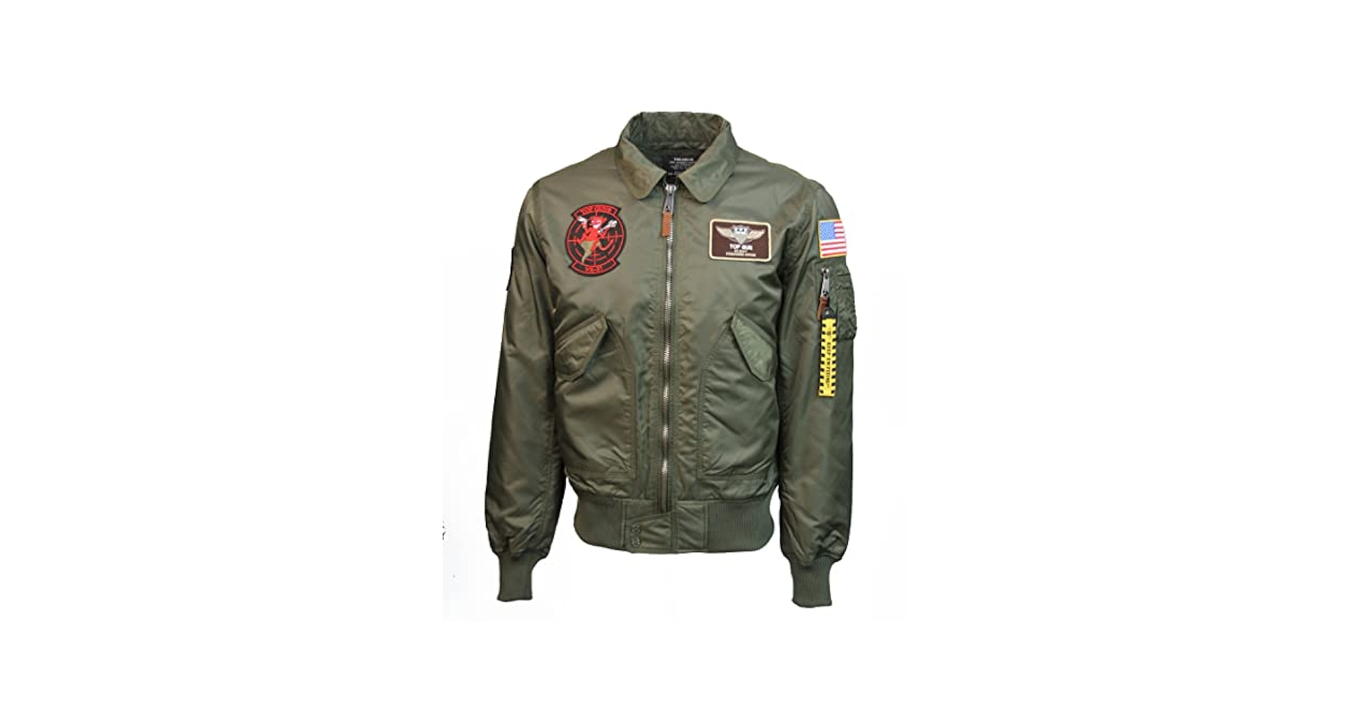 Amazon.com: Top Gun® CWU-45 Flight Jacket With Patches (XS