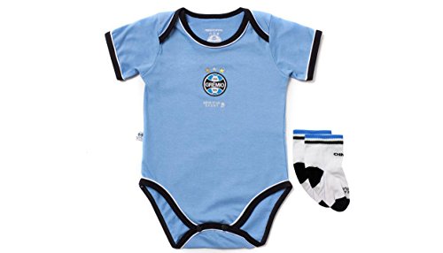 Kit Body e Meia Grêmio, Rêve D'or Sport, Bebê Unissex