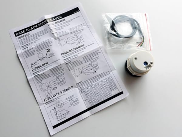 Compte-tours Diesel Rétro 52mm - Pour Alternateur (instrument Supplémentaire) - Neuf