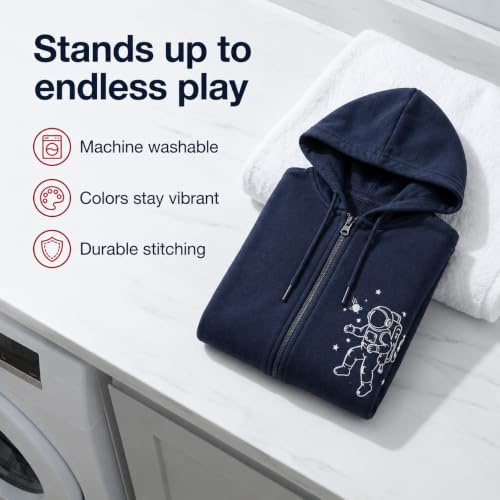 Image of The Mom Store Winter Jackets for Kids | Cute Sweatshirt and Cool Hoodies for Baby Boy and Baby Girls | with Zippers | Hoodie Cap
