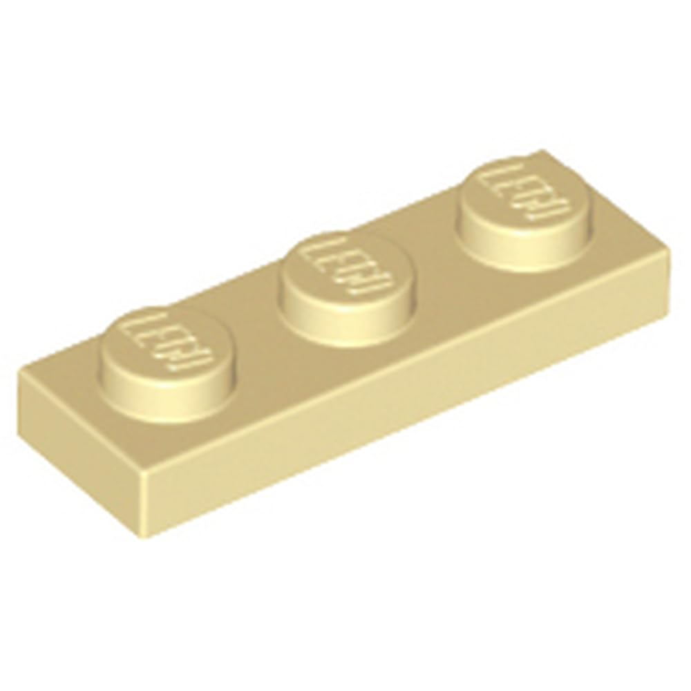 LEGO Plate 1 x 3 Part 3623, Part 3623, Choose Your Colour (Tan, 10, count) โ image 1