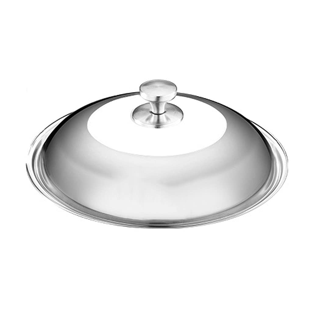 Couvercle,Couvercles de casserole couvercle de casserole en acier inoxydable couvercle de Wok en verre trempé couvercles de casserole de remplacement de grande taille