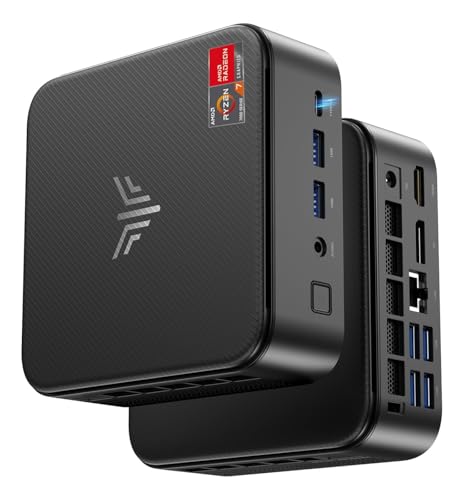 NiPoGi �~�jpc AMD Ryzen 7 7730U 8C/16T�ő�4.5GHz�y 5825U��葬���z2026���o��mini pc Ryzen 32GB DDR4 512GB SSD�y�X���b�g*2 �������ESSD�ǉ��E�����\�zWindows11