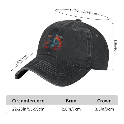 Casquette de baseball lavée Terminators en coton ajustée rétro