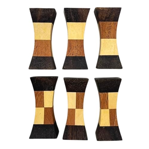 6 Pieces Handmade chopsticks Rest Stands, Chop Holders Natural Wood, Reusable Chopsticks Rest Stands (CHOPSTR005)