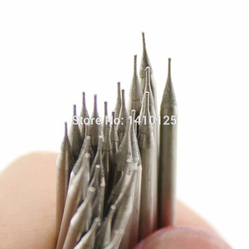 JINGLING Brocas Diamante 0.5 y 0.8 mm Set 30 Piezas miniatura 3