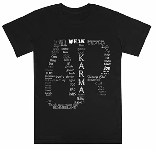 Ajr Typograhpic Svart T-Shirt För Barn Miljövänlig T-Shirt