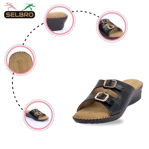 Image of SELBRO Doctor Orthopaedic, Extra soft | Ortho Care Comfortable Slippers For Women & Girls | Weightless | Padded Soft Insole For Boost Comfort & Relief | Best For Joint & Knee Pain DR107