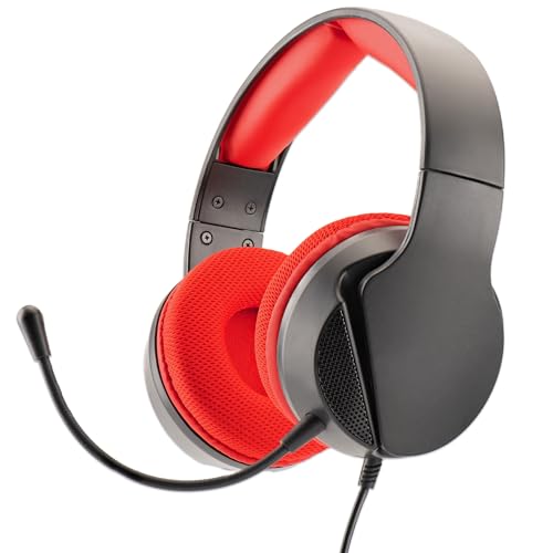 Auriculares gaming Freaks and Geeks Switch SPX-300 Rojo con micrófono integrado 1
