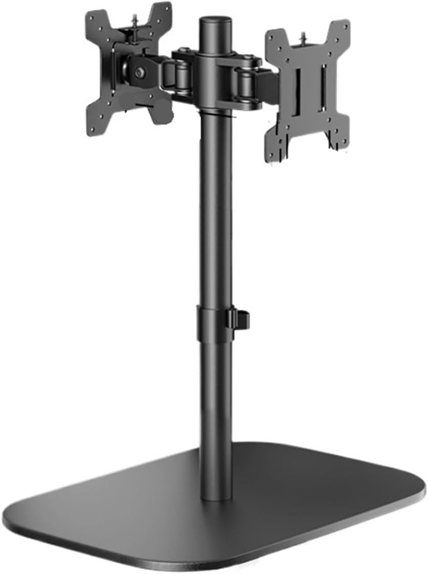 Back-to-back dual-screen monitor stand base cantilever robotic arm computer desktop rotation lift increase one to two(Square base 40cm column)