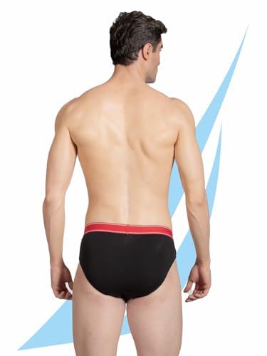 Image of Nautica Men's Cotton Blend Classic Solid Briefs