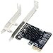 PCIe to Dual SATA III Adapter Card - 6Gbps Hot Swap SATA Expansion for HDD/SSD, Windows/Mac/Linux with Low-Profile Bracket