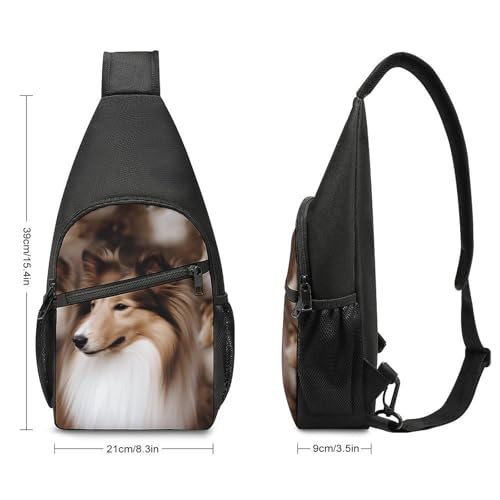 Morrale Urbano Shelties tipo bandolera blanco unisex miniatura 2