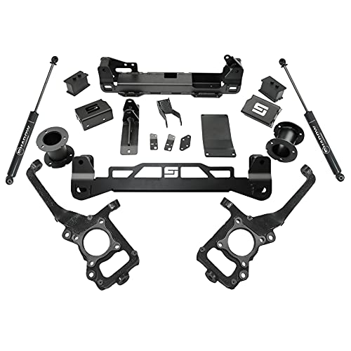 Superlift | K130 | 6" Lift Kit - Complete Lift Kit with Rear Superlift Shadow Series Shocks | Fits 2021-2023 Ford F-150 4WD