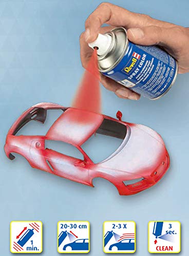 Revell 34371 34371 Spraydose hellgrau, seidenmatt Spray Color, Farben in der praktischen 100-ml-Sprühdose (Packung mit 2) – Ansicht 2