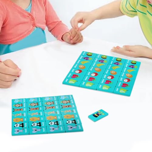 Juego de Dominós de Madera 36 piezas para Niños miniatura 5