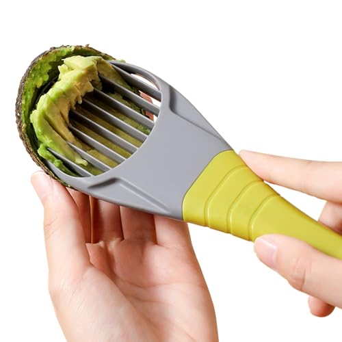 Herramienta de corte de aguacate - Cortador de aguacate - Gadgets de cocina - Pelador de pozo, pequeña herramienta de mano con mango cómodo para cortar, cortar y recoger frutas