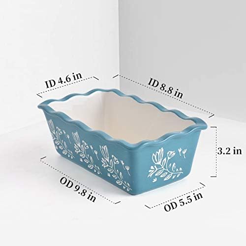 Wisenvoy Loaf Pan Bread Pan Ceramic loaf pans for baking Porcelain Baking Pans Nonstick Bread Pans for Baking - Thumbnail 5