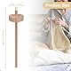 Drop Spindle aus Holz, 32,5 Cm/12,8 Zoll Drop Spindle Garnspinner Zum Häkeln Top Quirl Spinnrad Wollspinnrad Für Anfänger