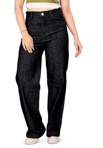 Z&ZENTLY Women's Wide Leg Fit High Rise Jeans ||| Wide Leg ||| Ba...