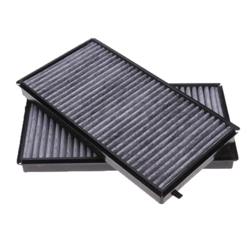Filtro de cabina para BMW E65 y E66, juego de 2 unidades con carbón activado negro 2