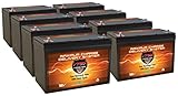 QTY8 VMAX SLR100 AGM deep Cycle 12V 100Ah ea. (800AH Total) SLA AGM Batteries for Use with PV Solar...