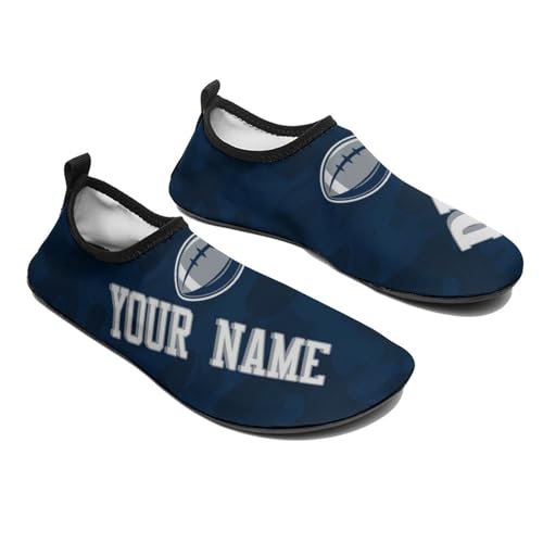 City Custom Football Water Shoes Personalized Name Athletic Shoes Fans Gifts for Men Women2