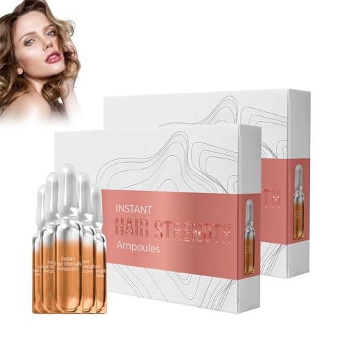 Hair Ampoule, Ampoule Capillaire Traitement, Lotion Intensive Stimulante Pour Les Cheveux, Lotion Intensive Stimulante Pour Cheveux Secs Et Abîmés, Huile De Repousse Du Cuir Chevelu (2pcs)