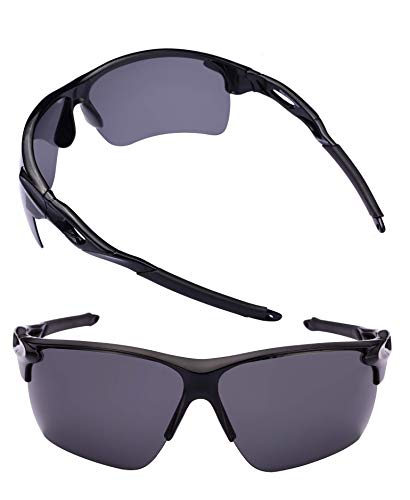 2 pair of extra large polarized sport wrap sunglasses for men wit…