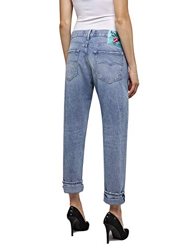 REPLAY Roxel Jeans Boyfriend, Blu (Light Blue 10)