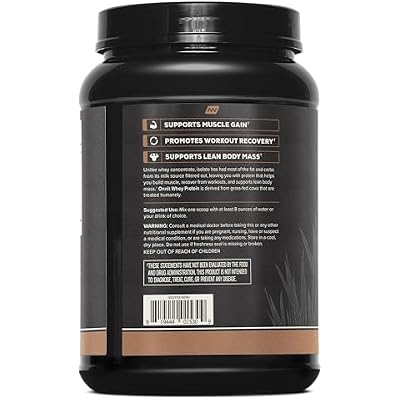 ONNIT Grass Fed Whey Isolate Protein Powder, Protein Powder Dietary Supplement to Support Muscle Gain and Workout Recovery, 30 Servings per Tub, 30.7 oz (Chocolate)