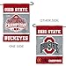 College Flags & Banners Co. Ohio State Buckeyes 2024 National Champs Garden Flag with Pole Stand Holder