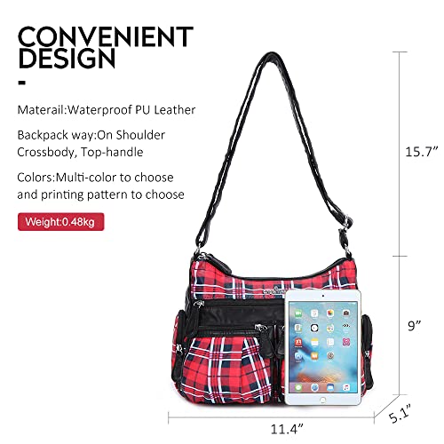 Image of Angel Kiss Crossbody Bags for Women, Ladies Shoulder Handbags and Purses Medium Faux Leather Pocketbooks | Ladies