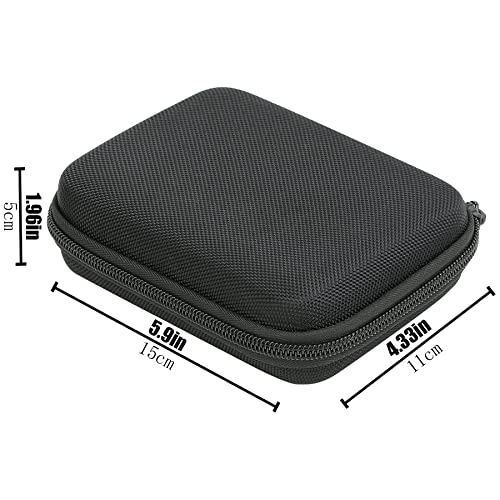 Image of Aenllosi Hard Case for Samsung T9 /T7 Touch /T7 Shield SSD, Black | Hard shell construction, Water-resistant design, Impact-resistant design, Custom-fit interior