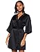 Produktbild Amazon-Marke: Iris & Lilly Damen Morgenmantel, Schwarz (Black Beauty), S, Label: S