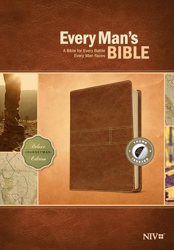 Every Man's Bible NIV, Deluxe Journeyman Edition (LeatherLike, Tan, Indexed)