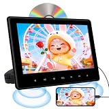 10.1' Car DVD Player with HDMI Input, Car TV Screen with Mounting Brackets, Auto Suction Disc, Support Last Memory, Region Free, USB/TF Card, Play Movies, Dual Speakers