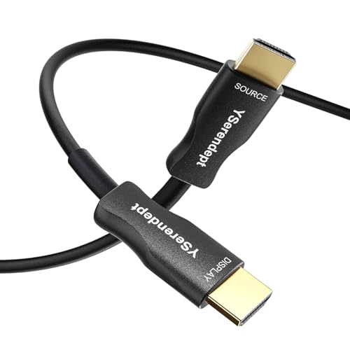 Image of Fiber Optic HDMI Cable 65ft, High Speed 48Gbps 8K HDMI 2.1 Cable with [8K@120Hz] Dynamic HDR /eARC /HDCP 2.2&2.3 /3D, Compatible for PS5 PS4 Desktop AMD NVIDIA