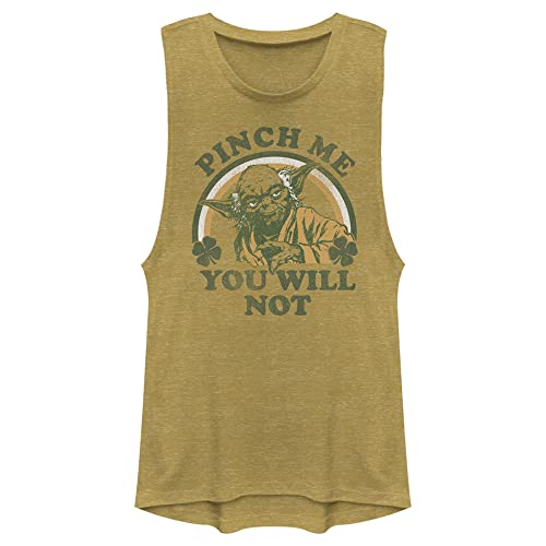 Star Wars débardeur femme évite les frottements muscle tank Gold Heather S