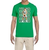 Tenacious Tops Boston Hugo Gonzalez Text Pic Shirt T-Shirt Adult XL Green
