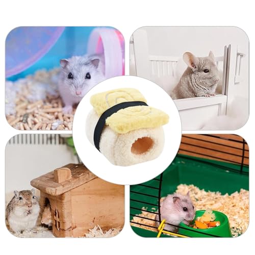 Lit pour hamster sushi cachette pour chinchilla et herisson