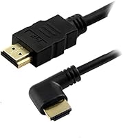 Cabo Hdmi 2.0 90 Graus 4K Hdr 19P 2M Pix Gold, Preto
