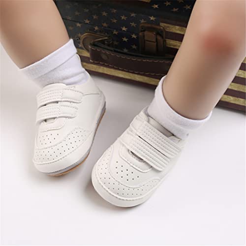 Image of E-FAK Baby Shoes Boys Girls Infant Sneakers Non-Slip Rubber Sole Toddler Crib First Walker Shoes