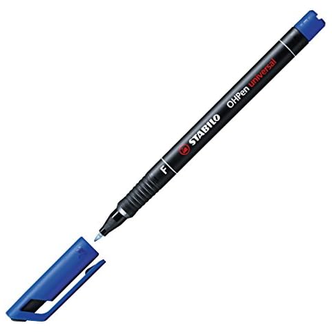 STABILO Folienschreiber OHPen universal Fein permanent blau Cover