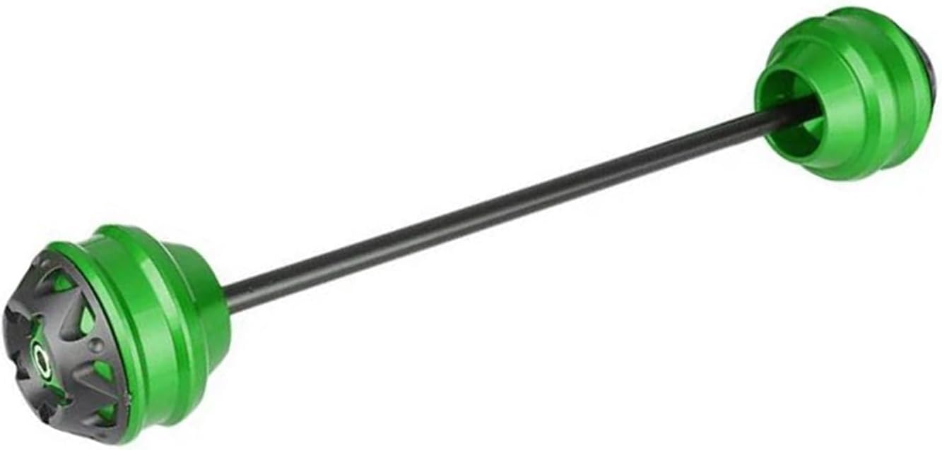 Motorcycle Wheel Protector for Kawasaki for Ninja250 2008-2012 2013 2014 2015 Motorcycle Front Rear Wheel Axle Fork Crash Sliders(Front-Rear Orange)